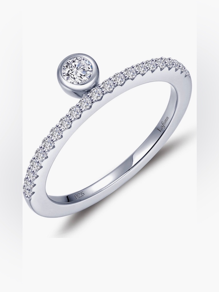 Lafonn Simulated Diamond Half Eternity Ring